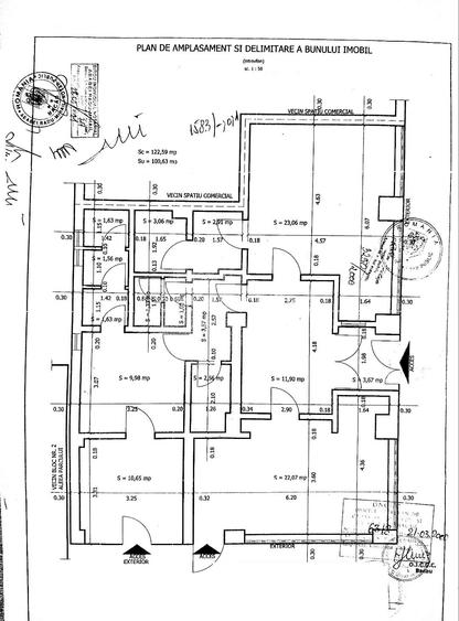 Central - Sp Com - 100 mp  / vitrina stradala 22 m / pretabil orice activitate - 10