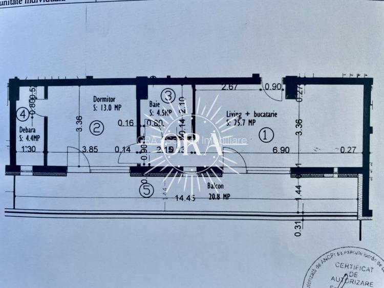 APARTAMENT DE VANZARE  2 CAMERE DECOMANDATE | TERASA 21 MP | MARASTI | BLOC NOU - 11