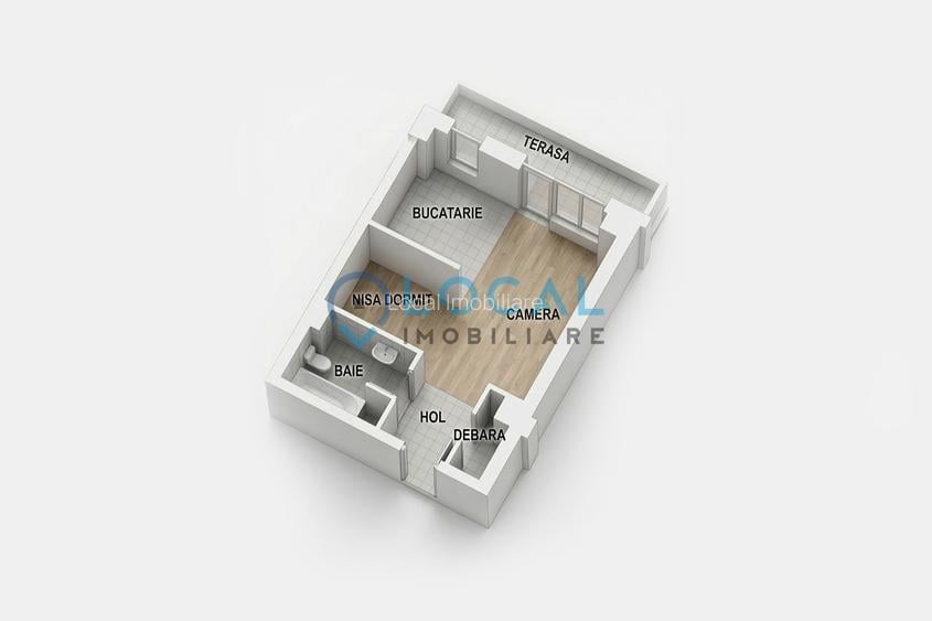 Apartament cu 1 camera + nisa de dormit, Marasti | Zona Iulius Mall - 8