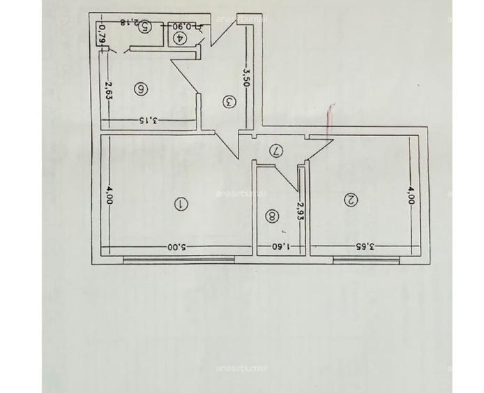 Închiriere 2 camere – ideal locuință / studio / birou