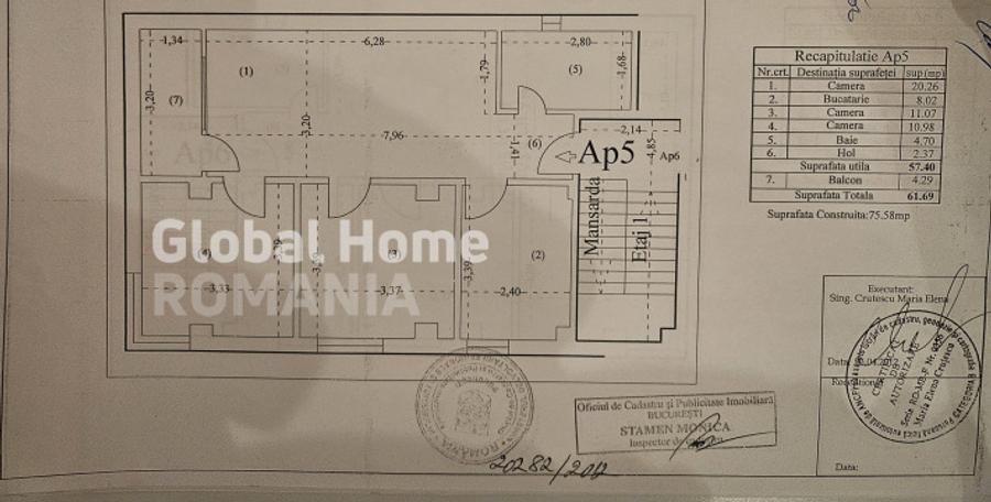 Apartament 3 camere | Damaroaia | Mobilat si utilat |