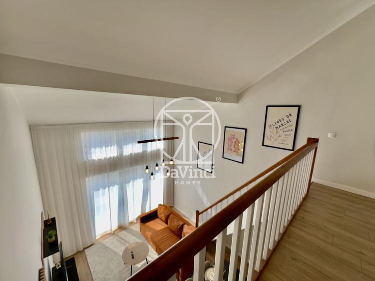 Penthouse 4 camere - mobilat si utilat - intabulat, aer conditionat