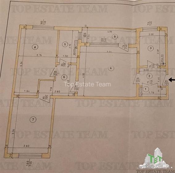 Apartament 3 camere de vanzare in zona Tei-Stefan cel Mare - 9