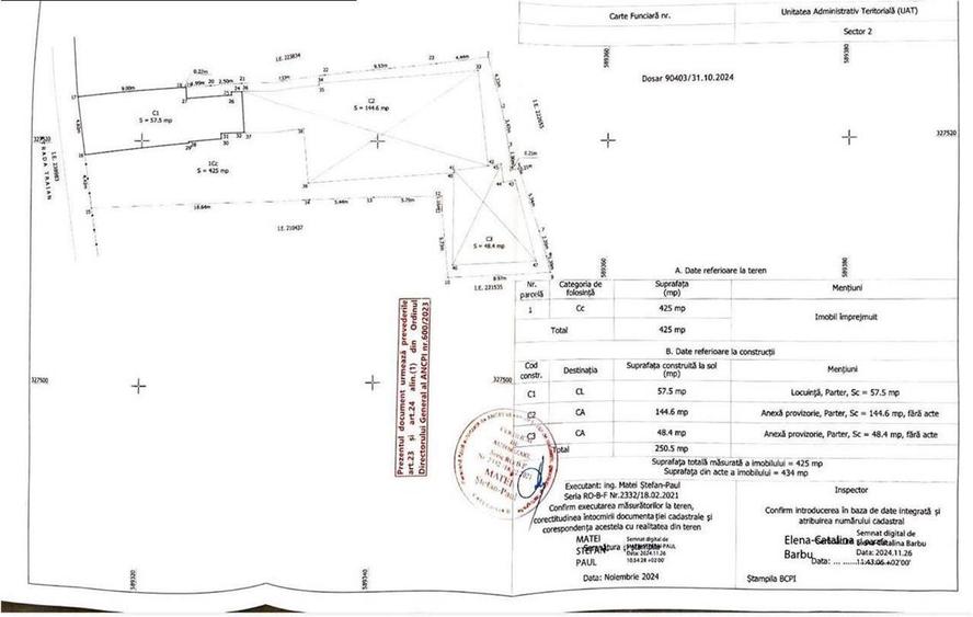 Vanzare teren 450 mp + casa | zona Foisorul de Foc | - 2