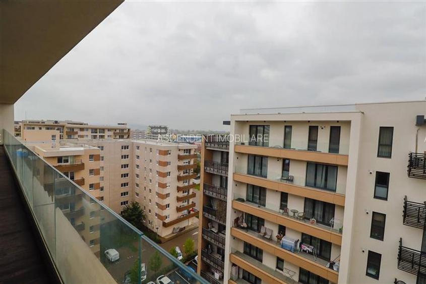 Penthouse Qualis Tractorul Brasov,terasa panoramica,3 balcoane,ales echipat - 22