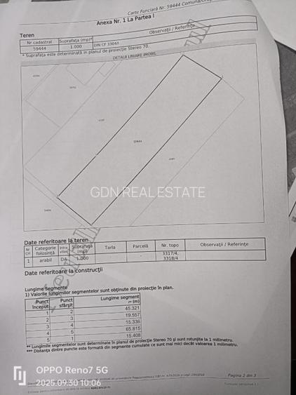 Teren de vânzare -Reghin - Vasile L. Pop  1000 mp - 2