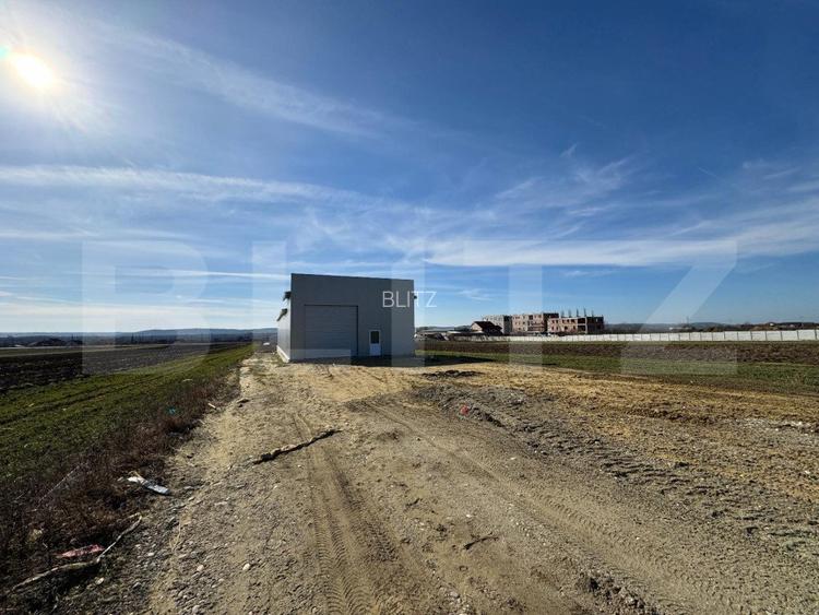 Hala 336 mp pe un teren de 3.000 mp, cu acces din drum asfaltat, Racari - 7