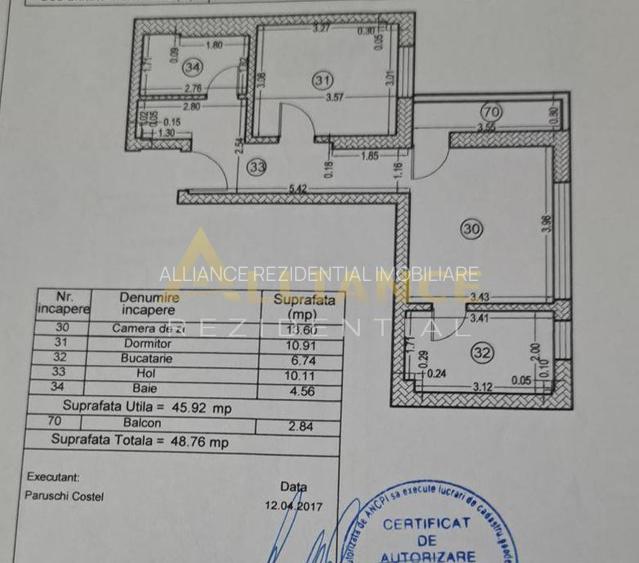 2 CAMERE CARTIER SOLAR - 90.000€ - MOBILAT UTILAT + PARCARE INCLUSA - 13