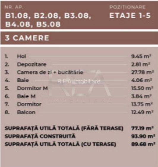 Apartament 3 camere, Ferdinand - 2