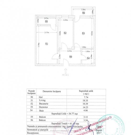 Ap. 2 cam. de închiriat - M. Residence – Lidl Rezervelor - 11