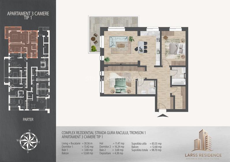 Apartament 3 camere Theodor Pallady metrou,Langa scoala Victor Brauner - 5