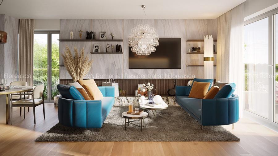 REA1021281 Barbu Vacarescu - Apartament cu 3 camere in complex rezidential - 2