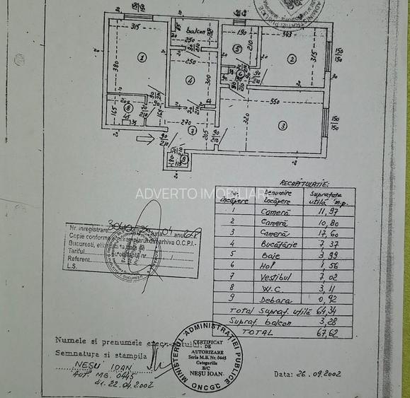Apartament 3 camere de vânzare Gorjului - 8