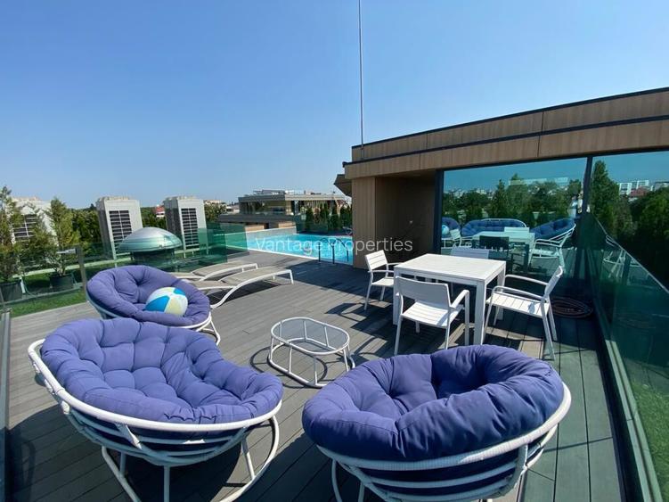5-room apartment luxury, building with swimming pool, security, Aviatorilor - 4