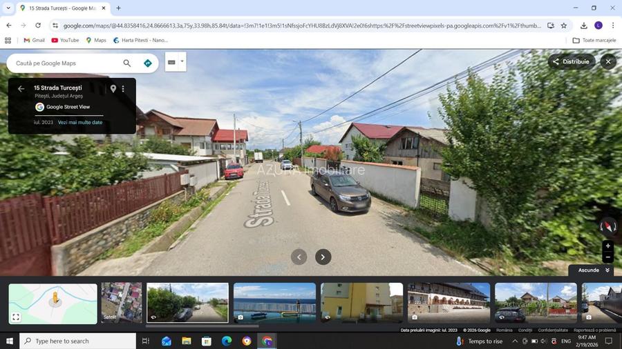 Teren 1053 mp cu deschidere 18 m – Războieni, str. Turcești - 3