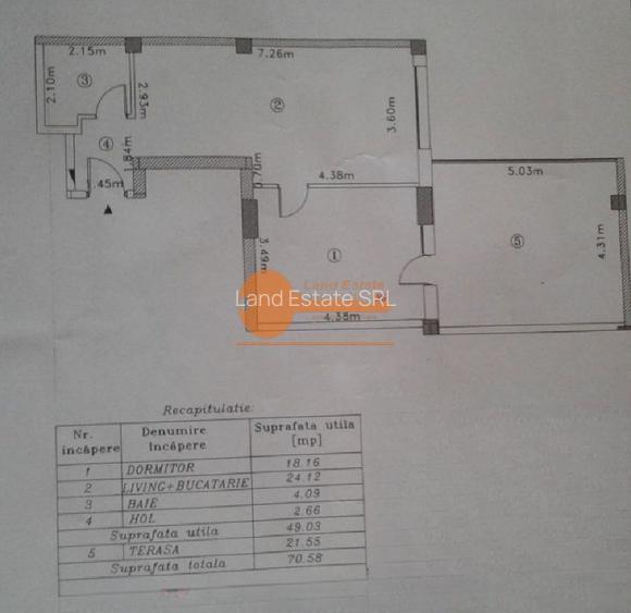 Apartament 2 camere cu garaj și terasă | Vatra Luminoasă - 1