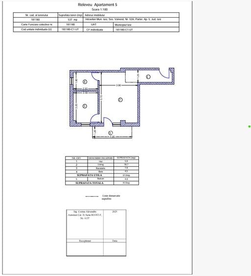 83000Euro - 1CD - 41 mp cu un loc de parcare inclus  in Complex SIVCO CONFORT - 7