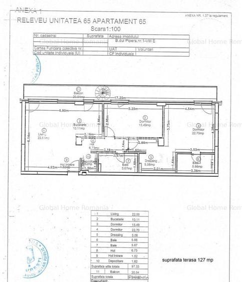 Pipera 1 • 118MP Penthouse 3 Camere + Terasa Proprie 127MP + Parcare • Open View - 35