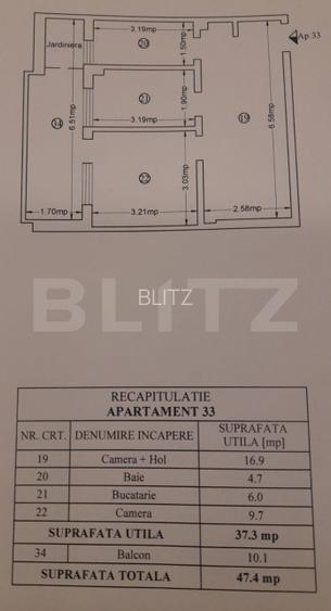Apartament 2 camere, etaj intermediar, zona Tatarasi - 10