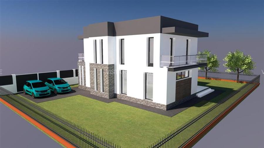 Casa Premium in Cristian, predare la cheie, 4 camere, 3 bai, pompa de caldura, T - 17