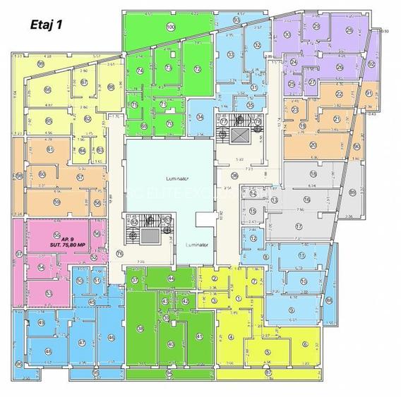 Tomis Nord - Vanzare apartament decomandat cu 2 camere,  bloc nou. - 5