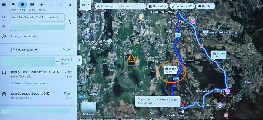 Teren intravilan - 6315 mp – Pietraria , Barnova - 5