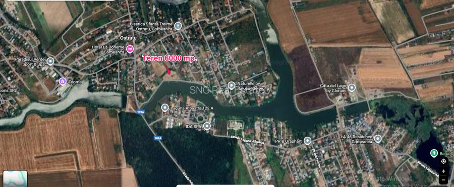 Teren intravilan langa lac padure locatie superba Corbeanca  - 2