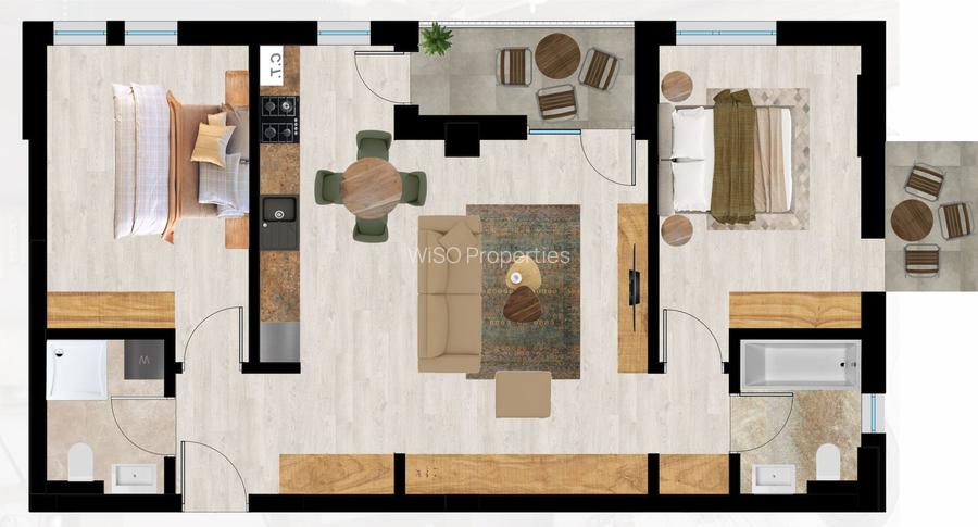 3 camere, finalizat 11.2025, zona Aradului central - 2