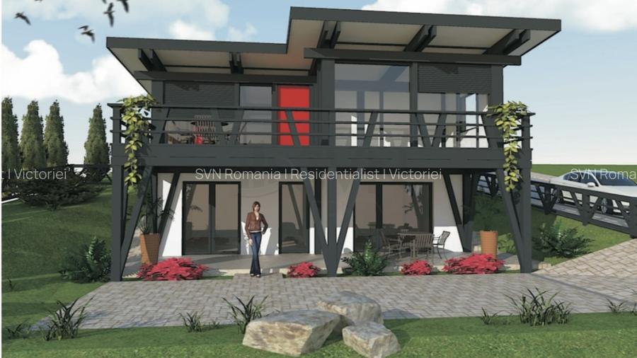 REV2004788 Vila 5 camere HUF Haus Balotesti vedere lac - 8