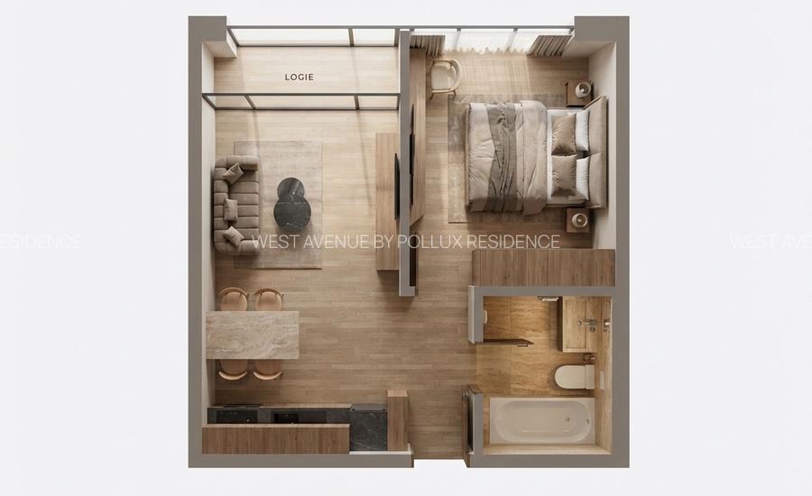 Apartament 2 camere zona Militari | parc privat | paza - 8