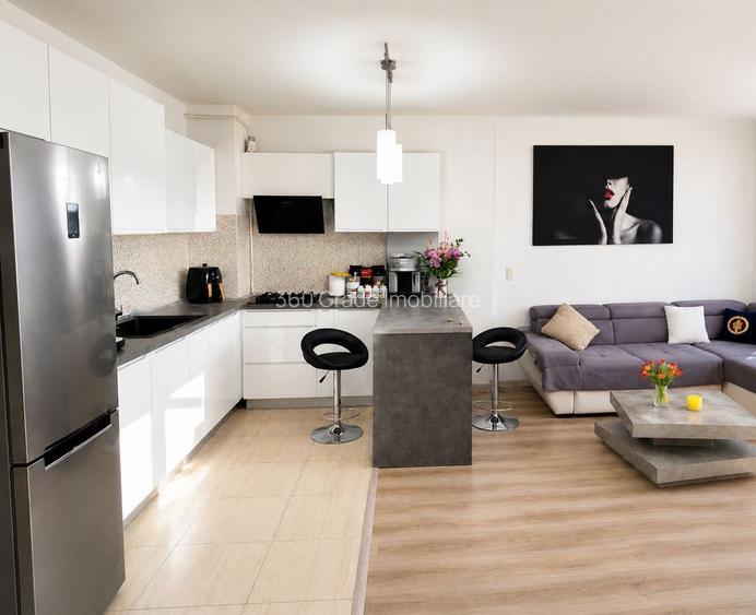 2 camere mobilate/utilate Giroc 99.000 Euro 53mp/utili + 8 mp balcon - 2