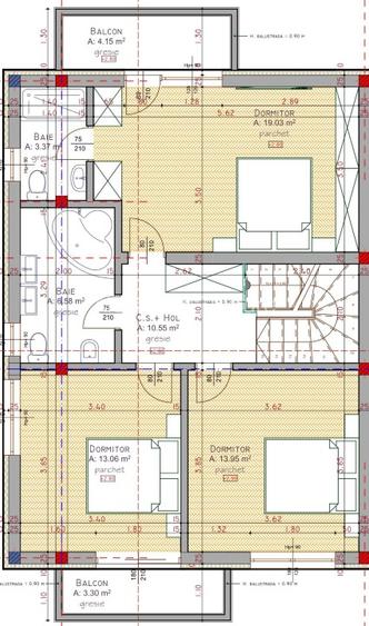 Duplex 4 camere | 120 mp utili | 180 mp curte | P+ET+POD | Comision 0% - 14