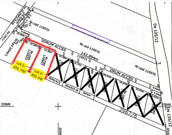 Terenuri de construcție in Domnești cu toate utilitățile disponibile - 1