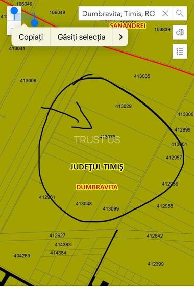 COMISION 0 | Teren extravilan arabil | 30.000 mp | Zona Dumbravita - 4