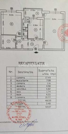 Apartament - 2 camere - decomandat - Mihai Bravu - 7