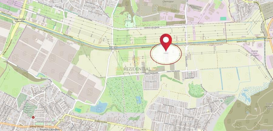 Teren intravilan 1100 mp | Deschidere 31,53 ml | Zona mixta P+4 - 2