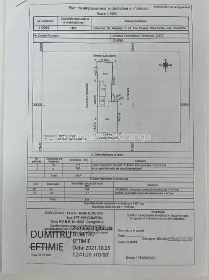 De vânzare teren de casă Sat Poiana-Constanta - 7