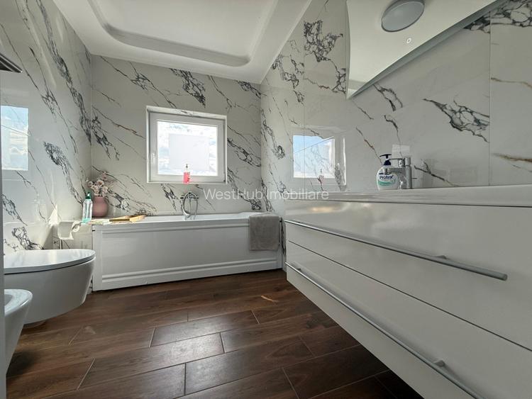 Duplex individual 5 camere, 128 mp utili, 340mp teren, Mosnita Noua - 13