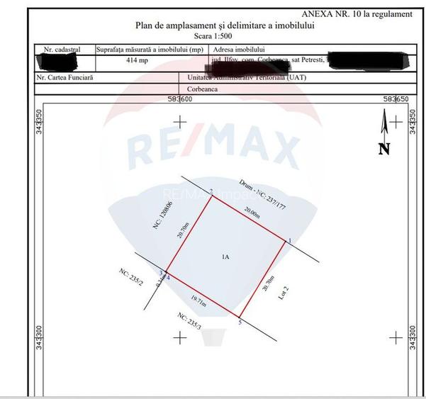 Vanzare teren casa Corbeanca Petresti Parc 414mp certificat urbanism - 6