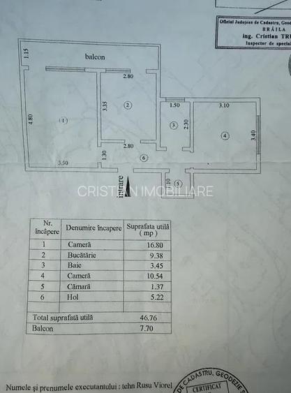 Posibilitate RATE! 2 camere, etaj 3, Vidin - 7