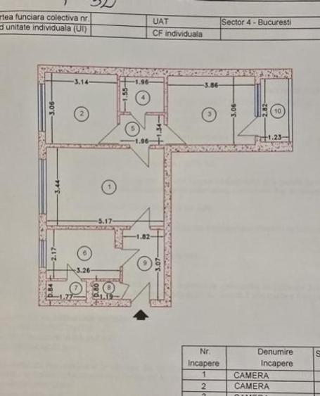 Brancoveanu - Izv Crisului Apartament 3 camere