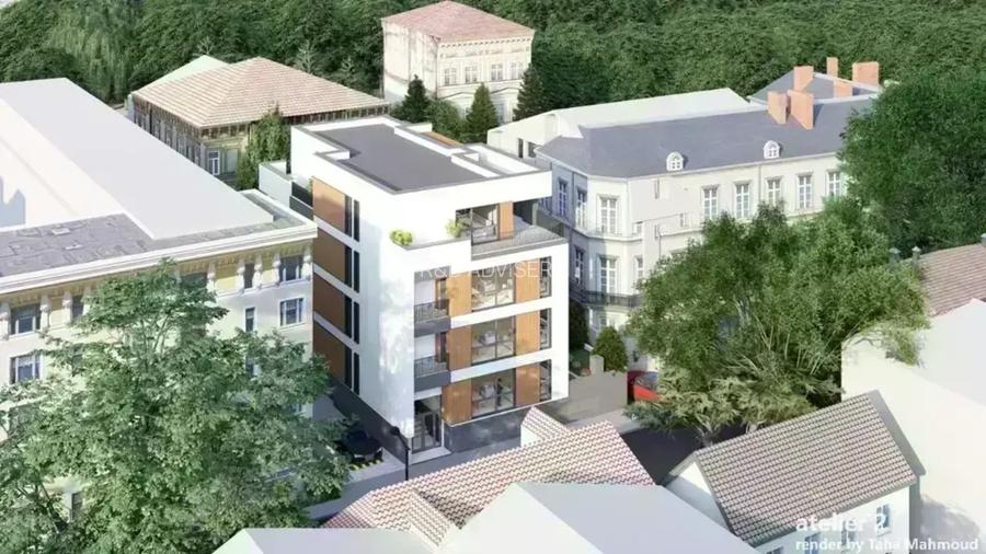 Apartament 3 camere, terasa 65 mp, curte 104 mp, bloc nou, metrou - 2