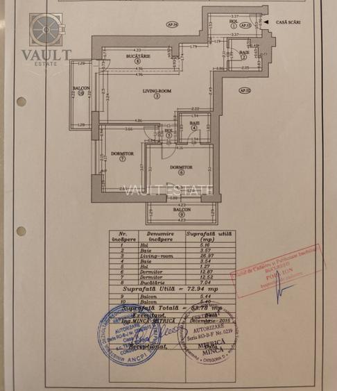 APARTAMENT 3 CAMERE-PANDURI-MOBILAT-UTILAT-LUX-2 BAI - 25
