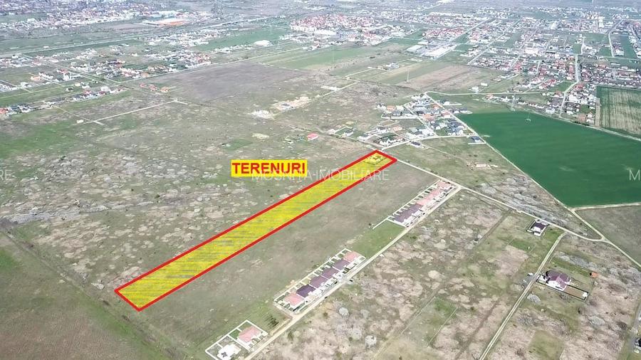 Terenuri de vanzare Mosnita, cu utilitati - 70 euro/mp+TVA - 5