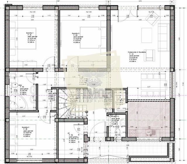 Casa cu 4 camere 2 bai si 500 mp teren in  Sura Mica - 11