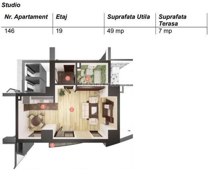 Studio Premium | West City Tower | Cea Mai Înaltă Clădire Rezidențială - 9