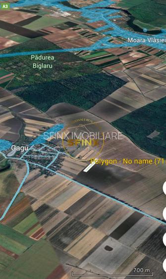 Teren extravilan de vanzare – Moara Vlasiei, Gagu, Ilfov – 7.151 mp - 4
