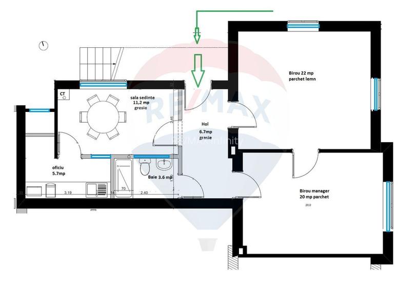 Spațiu birouri de inchiriat 75 mp Central - 7