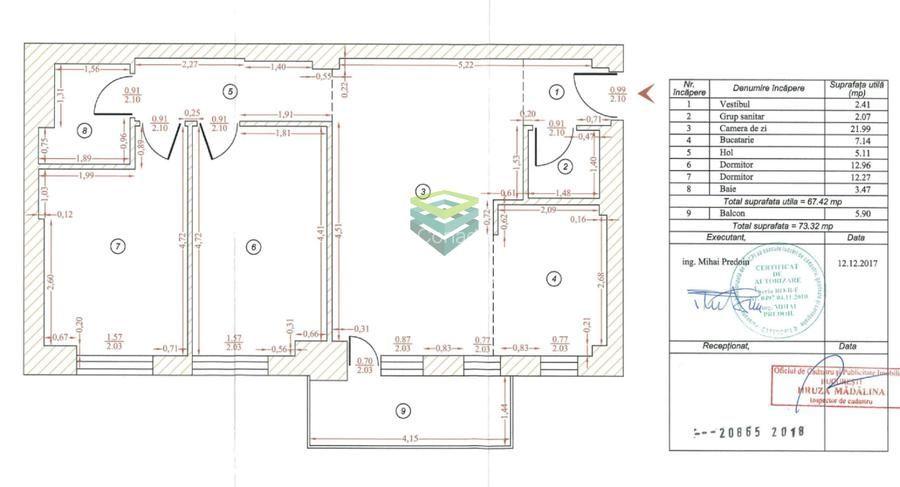 Apartament cu 3 camere |2 locuri parcare I Belvedere - 16
