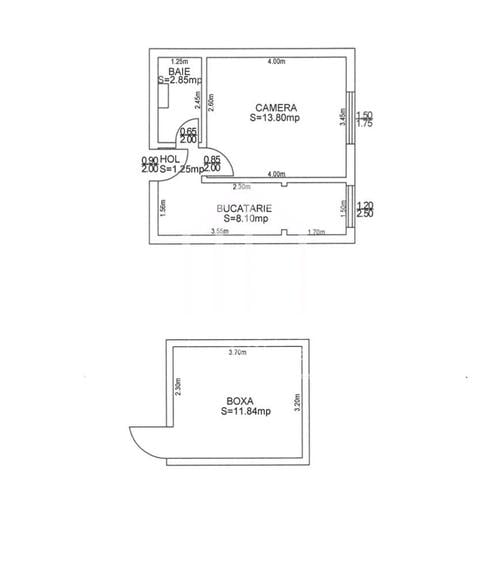 Garsoniera la etajul 1/4, 24mp utili, pivnita, Strand - 1